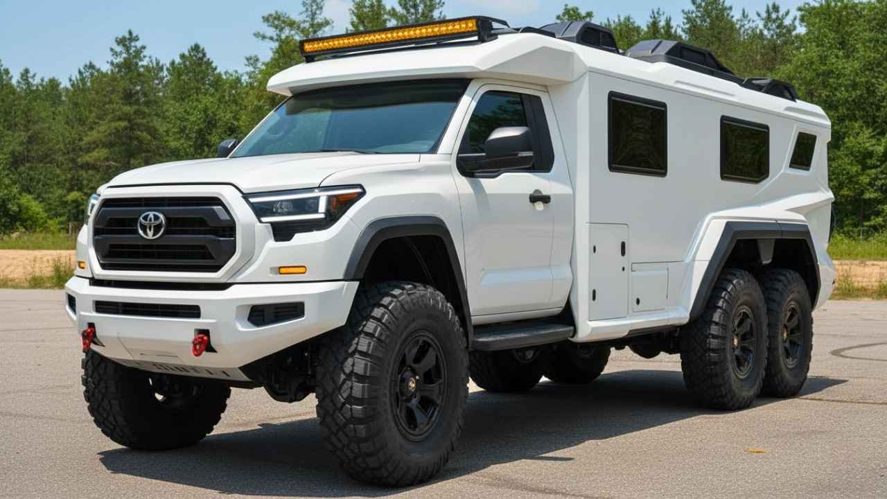 Toyota TrailForge 6×6 Motorhome 2026: El Vehículo Definitivo de Aventura Off-Road con Lujo y Confort